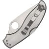 Spyderco Uptern Lockback - Stainless Handle
