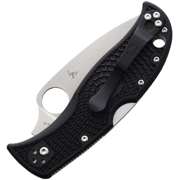 Spyderco Leafjumper Serrated - Black FRN VG-10
