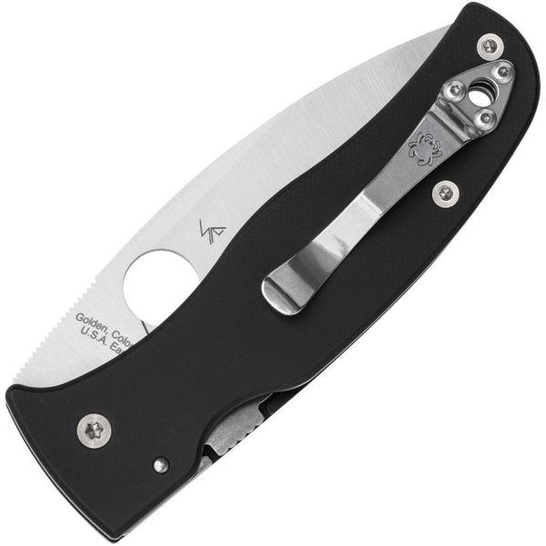 Spyderco Bodacious Compression Lock Folding Knife Black G10 3.63" CPM S30V