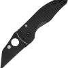 Spyderco MicroJimbo Compression Lock - DLC Wharncliffe