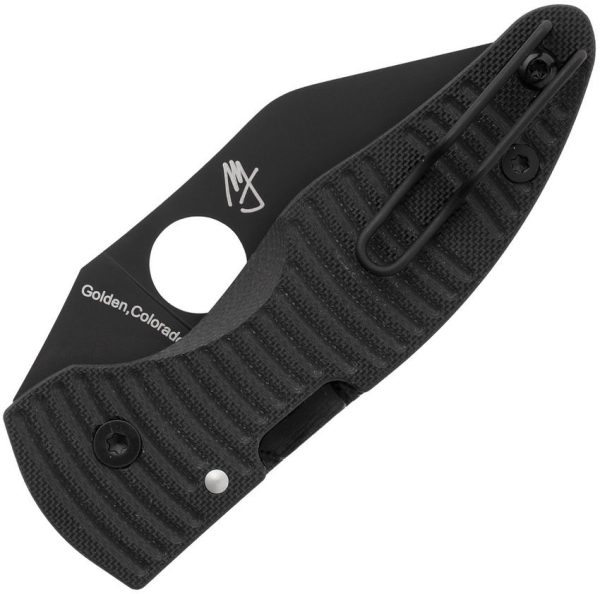 Spyderco MicroJimbo Compression Lock - DLC Wharncliffe