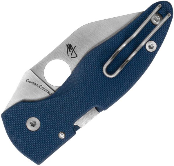 Spyderco MicroJimbo Compression Lock - Blue G10