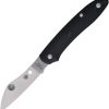 Spyderco Large Roadie Folder Black M398 Sheepsfoot