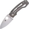 Spyderco PITS 2 SlipIt Folding Knife 2.75" M398 Blade Black Titanium