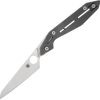 Spyderco NAND SlipIt Ti Folding Knife 3.25" M398 Gray Titanium