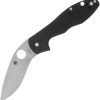 Spyderco Retract Folding Knife 3.38in Blade Black G10
