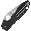 Spyderco Retract Folding Knife 3.38in Blade Black G10