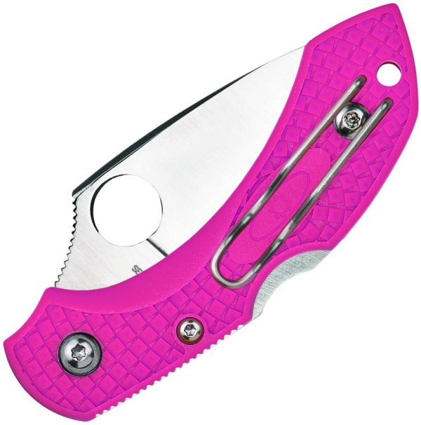 Spyderco Dragonfly 2 CPM S30V Satin Pink Handle