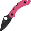 SC28FPPNS30VBK2.jpg Spyderco Dragonfly 2 CPM S30V Black Pink Handle