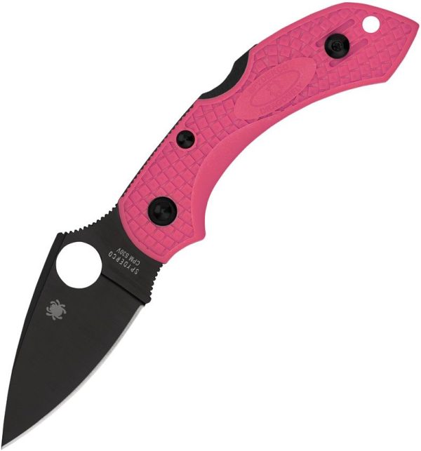 SC28FPPNS30VBK2.jpg Spyderco Dragonfly 2 CPM S30V Black Pink Handle