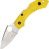 SC28PYL2.jpg Spyderco Dragonfly 2 H2 Yellow Glass Nylon