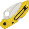 Spyderco Dragonfly 2 Salt Hawkbill Serrated - Yellow FRN
