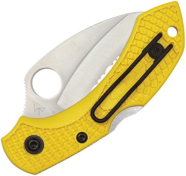 Spyderco Dragonfly 2 Salt Hawkbill Serrated - Yellow FRN