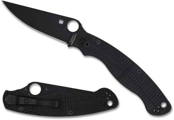 Spyderco Military 2 Salt Black DLC CPM MagnaCut