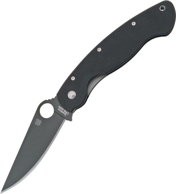 Spyderco Military Black CPM-S30V Linerlock Folding Knife