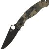 Spyderco Military 2 Camo Black CPM-S30V Compression Lock