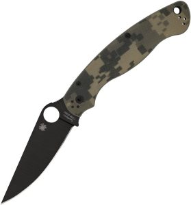 Spyderco Military 2 Camo Black CPM-S30V Compression Lock