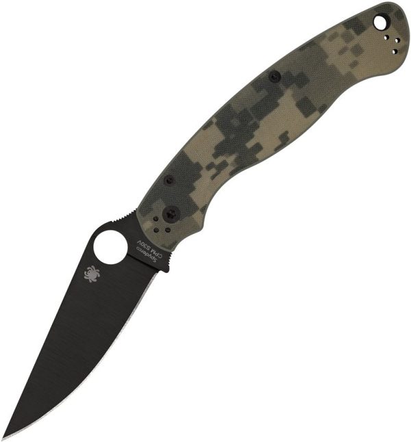 Spyderco Military 2 Camo Black CPM-S30V Compression Lock