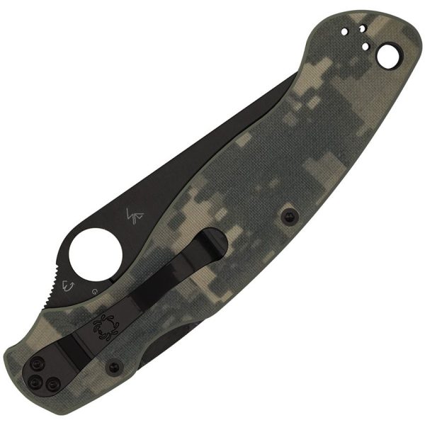 Spyderco Military 2 Camo Black CPM-S30V Compression Lock