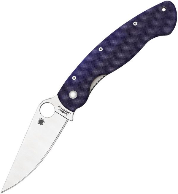 Spyderco Military Dark Blue CPM-S110V Linerlock Knife