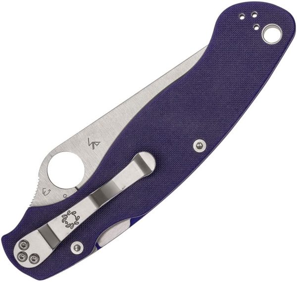 Spyderco Military 2 Dark Blue CPM-S110V Compression Lock