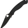 Spyderco Military 2 CPM S30V Black Oxide Serrated