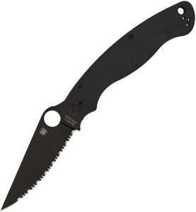 Spyderco Military 2 CPM S30V Black Oxide Serrated