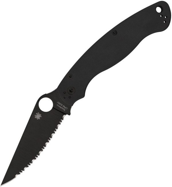 Spyderco Military 2 CPM S30V Black Oxide Serrated