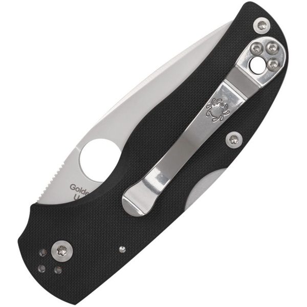 Spyderco Native Lockback Black G10 Knife