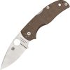 Spyderco Native 5 Lockback Brown Micarta