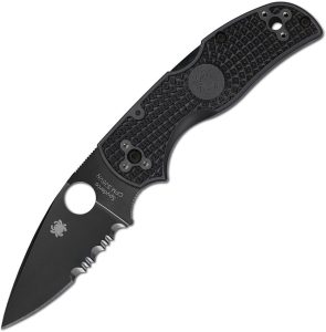 Spyderco Native 5 Lockback Black DLC Serrated S30V