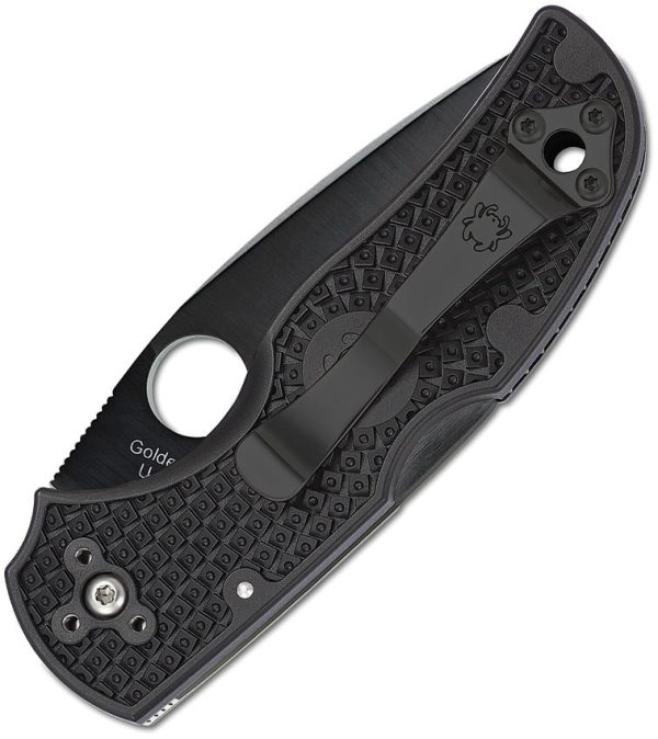 Spyderco Native 5 Lockback Black DLC Serrated S30V