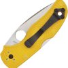 Spyderco Native 5 Salt Lockback Yellow MagnaCut