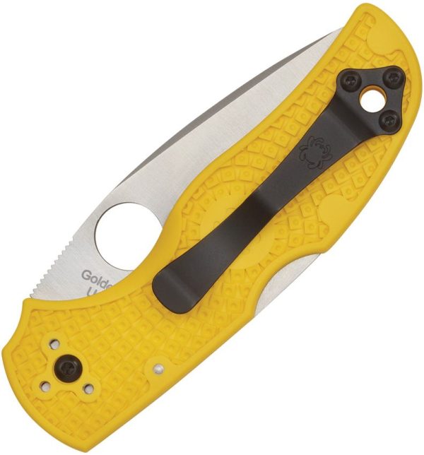 Spyderco Native 5 Salt Lockback Yellow MagnaCut