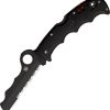 Spyderco Assist Lockback Black Folding Knife 3.75" VG-10