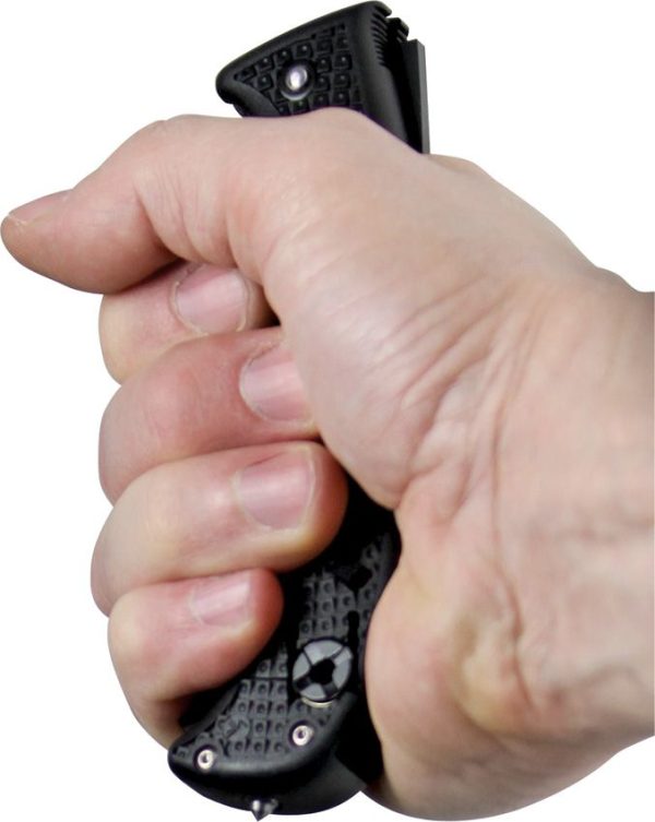 Spyderco Assist Lockback Black Folding Knife 3.75" VG-10