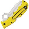 Spyderco Assist Lockback Salt Folding Knife 3.75" H2 Steel Yellow