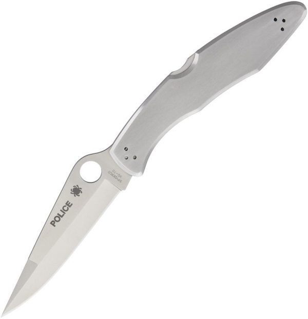 Spyderco Police Model Lockback Folding Knife 4.25" VG-10