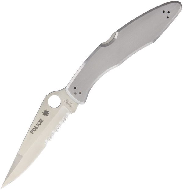 Spyderco Police Model Serrated - VG-10 Blade