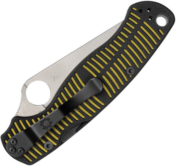 Spyderco Para Military 2 Compression - Black/Yellow G10