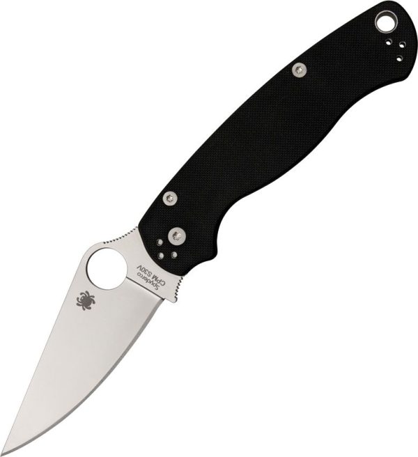 Spyderco Para Military 2 Comp Lock Folding Knife 3.5" S45VN Black G10