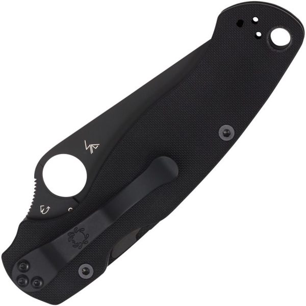 SC81GPBK2_add_01.jpg Spyderco Para Military 2 Comp Lock Folding Knife Black G10