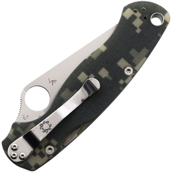 Spyderco Para Military 2 Comp Lock Folding Knife S45VN Camo