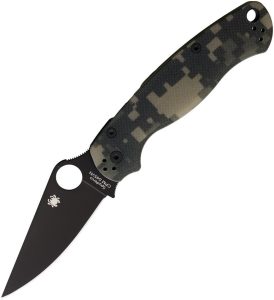 Spyderco Para Military 2 Compression Lock Folding Knife 3.5" S45VN Camo