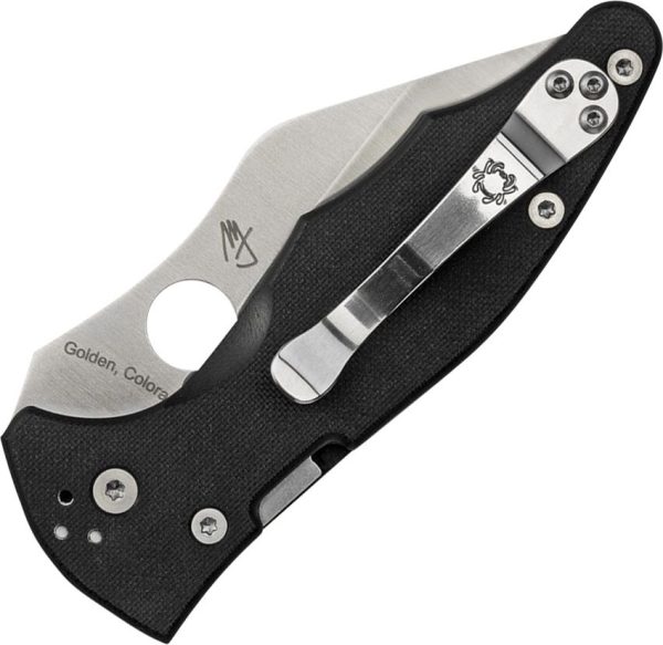 Spyderco Yojimbo 2 Folding Knife CPM S30V 3.38" Compression Lock Black G10