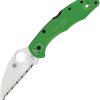 Spyderco Salt 2 Lockback Folding Knife 3" LC200N Serrated