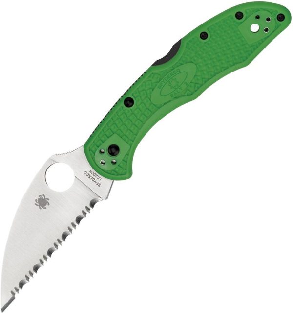 Spyderco Salt 2 Lockback Folding Knife 3" LC200N Serrated