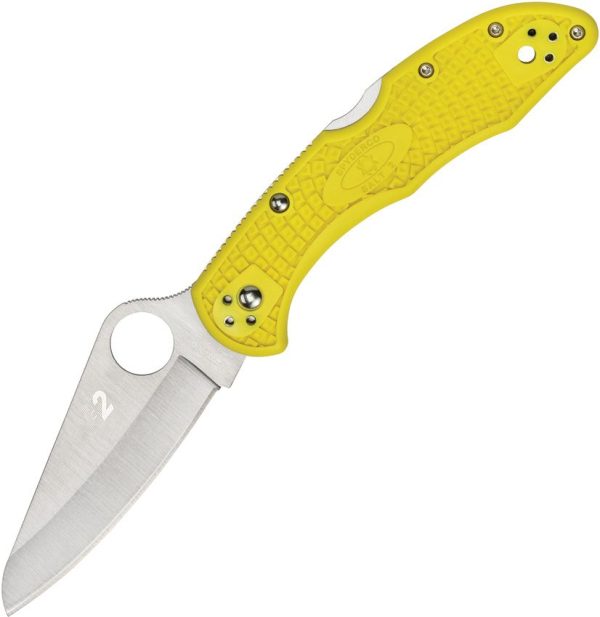 Spyderco Salt 2 H1 Steel Yellow FRN
