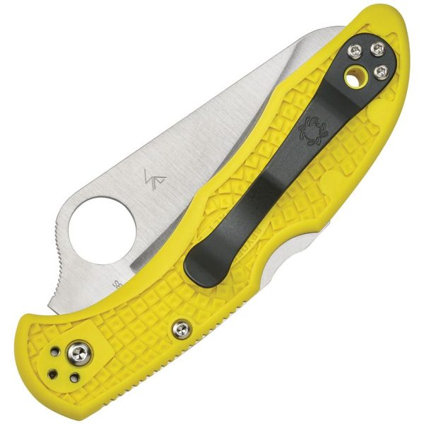 Spyderco Salt 2 H1 Steel Yellow FRN