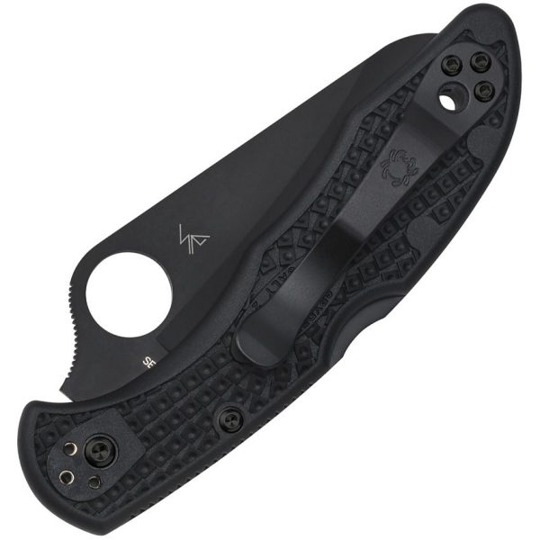 Spyderco Salt 2 Lockback Serrated H1 Black